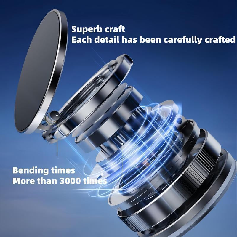 360° Adjustable Vacuum Magnetic Phone Holder, Suction Cup Phone Mount for Magsafe, Portable Cell Phone Holder for Car,Makeup/Gym/Mirror, Fit for All Iphone Iphone 11 and Above